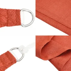vidaXL Toldo de vela HDPE 160 g/m² 3/4x2 m Terracota Best