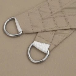 vidaXL Jardín-Toldo de vela rectangular tela Oxford gris taupe 2x2,5 m