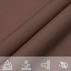 vidaXL Toldo de vela rectangular tela Oxford marrón 2x2,5 m Marr&oacute;n Hot