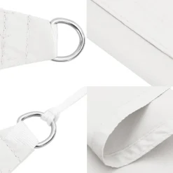 vidaXL Toldo de vela rectangular tela Oxford 2x2,5 m Blanco