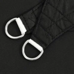 vidaXL Toldo de vela rectangular tela Oxford 2x2,5 m Negro Sale