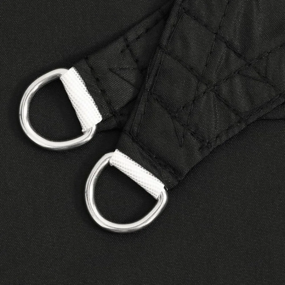 vidaXL Toldo de vela rectangular tela Oxford 2x2,5 m Negro Sale