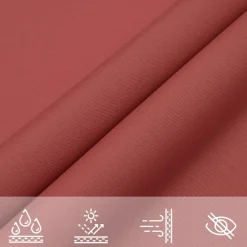 vidaXL Toldo de vela rectangular tela Oxford 2x4 m Terracota Best