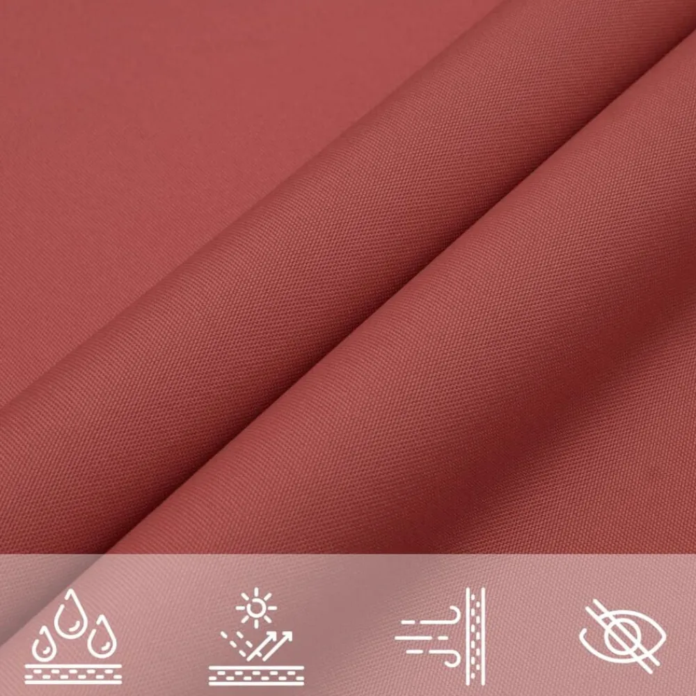 vidaXL Toldo de vela rectangular tela Oxford 2x4 m Terracota Best
