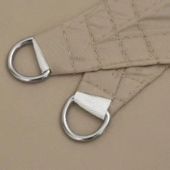 vidaXL Toldo de vela triangular tela Oxford gris taupe 2,5x2,5x3,5 m Topo Best