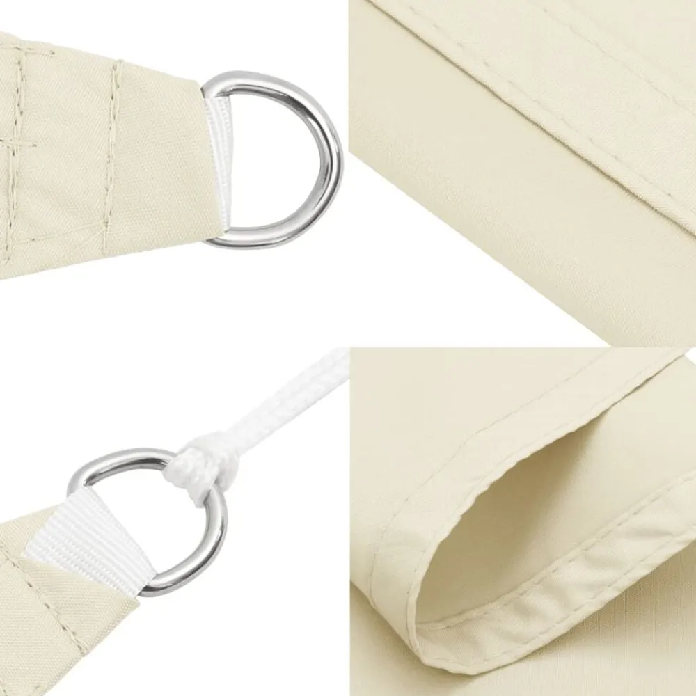 vidaXL Jardín-Toldo de vela triangular tela Oxford color 3,6x3,6x3,6 m