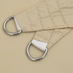 vidaXL Toldo de vela triangular tela Oxford 3,6x3,6x3,6 m Beige Hot