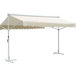 vidaXL Jardín-Toldo independiente 4x3 m color crema