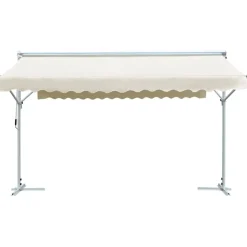 vidaXL Jardín-Toldo independiente 4x3 m color crema