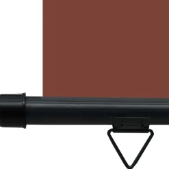 vidaXL Jardín-Toldo lateral de balcón marrón 65x250 cm