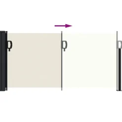 vidaXL Jardín-Toldo lateral retráctil 100x300 cm