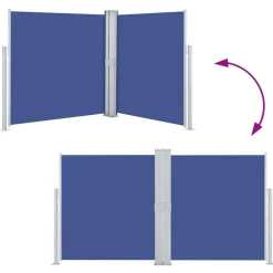 vidaXL Toldo lateral retráctil 140x600 cm Azul Online
