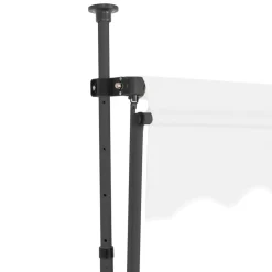 vidaXL Jardín-Toldo manual retráctil con LED 100 cm