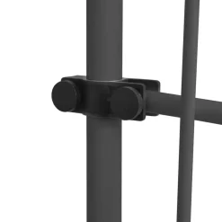 vidaXL Jardín-Toldo manual retráctil con LED 100 cm