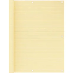 vidaXL Toldo para balcón HDPE 120x500 cm Beige