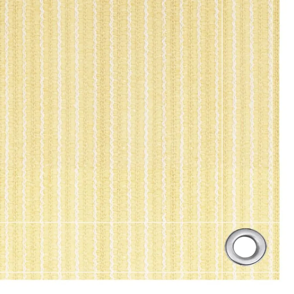 vidaXL Toldo para balcón HDPE 120x500 cm Beige