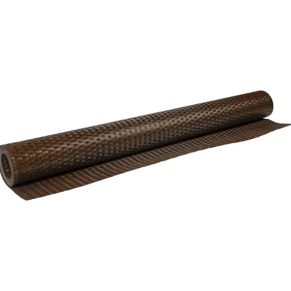 vidaXL Toldo para balcón ratán sintético marrón y negro 300x80 cm Marrón y negro Best