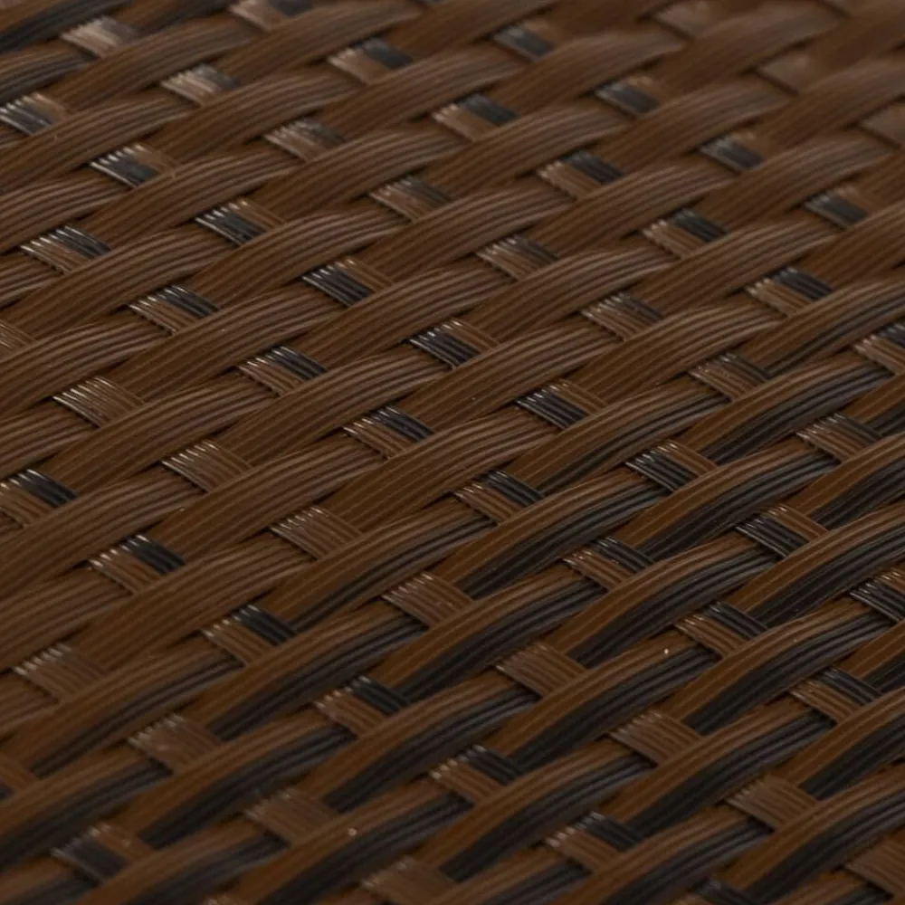 vidaXL Toldo para balcón ratán sintético marrón y negro 300x80 cm Marrón y negro Best