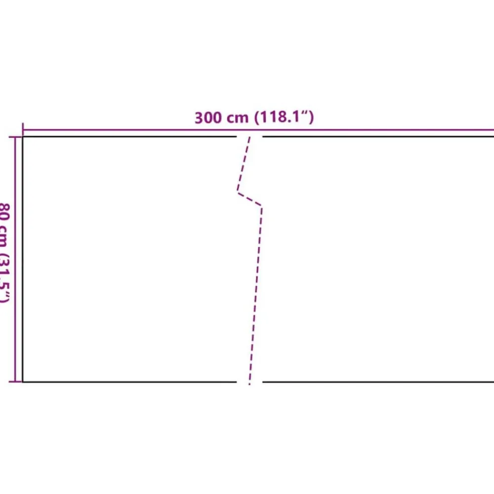 vidaXL Toldo para balcón ratán sintético marrón y negro 300x80 cm Marrón y negro Best