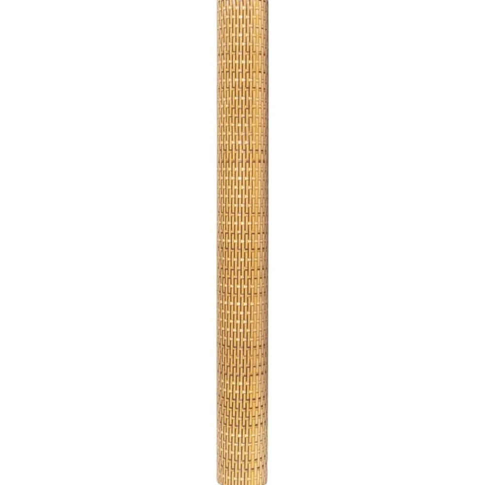 vidaXL Vallas De Jardín-Toldo para balcón ratán sintético marrón claro 300x80 cm