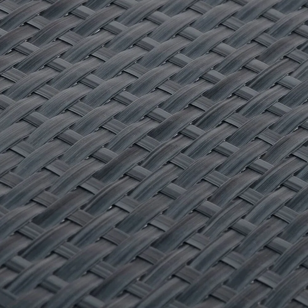 vidaXL Toldo para balcón ratán sintético gris 300x80 cm Antracita Hot