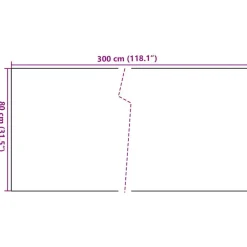 vidaXL Toldo para balcón ratán sintético gris 300x80 cm Antracita Hot