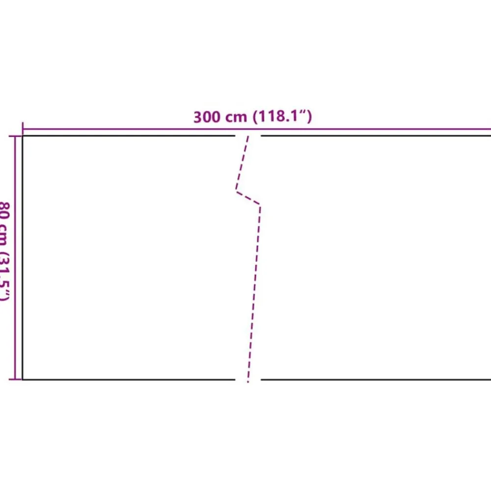 vidaXL Toldo para balcón ratán sintético gris 300x80 cm Antracita Hot