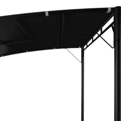 vidaXL Jardín-Toldo parasol de jardín gris 3x3x2,55 m