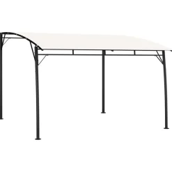 vidaXL Toldo parasol de jardín color 3x3x2,55 m Crema Best