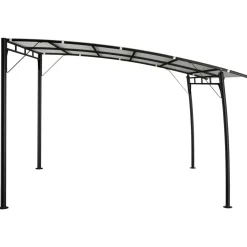 vidaXL Toldo parasol de jardín color 3x3x2,55 m Crema Best