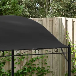 vidaXL Jardín-Toldo parasol gris 3x2,4 cm
