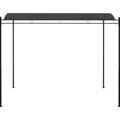 vidaXL Jardín-Toldo parasol gris 3x2,4 cm