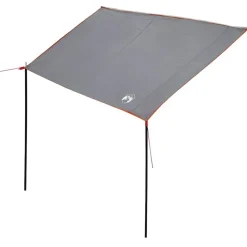 vidaXL Toldo resistente al agua con techo Gris y naranja Outlet