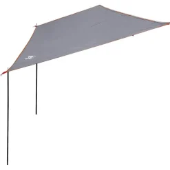 vidaXL Toldo resistente al agua con techo Gris y naranja Outlet