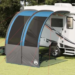 vidaXL Toldo resistente al agua Arco con techo Azul New