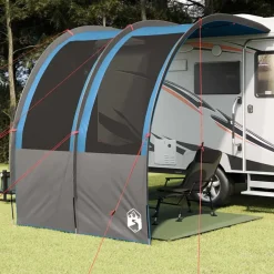 vidaXL Toldo resistente al agua Arco con techo Azul New