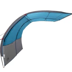 vidaXL Toldo resistente al agua Arco con techo Azul New