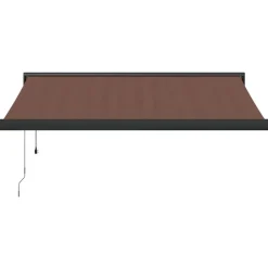 vidaXL Jardín-Toldo retráctil automático burdeos 300x250 cm