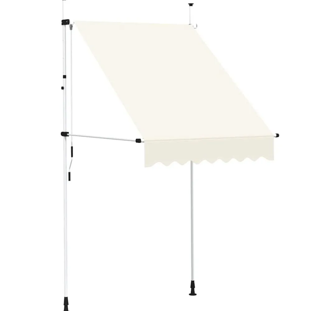 vidaXL Jardín-Toldo retráctil de operación manual 150 cm