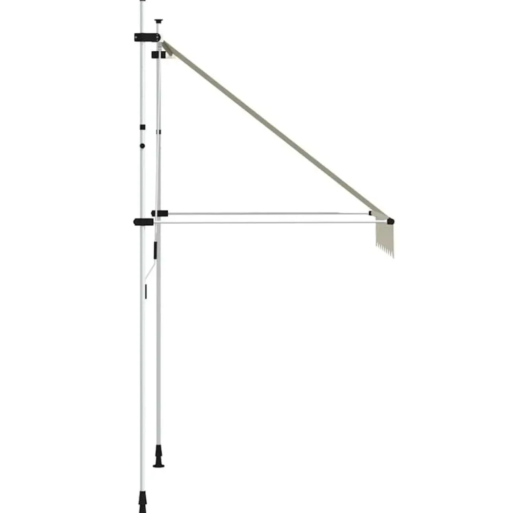 vidaXL Jardín-Toldo retráctil de operación manual 150 cm