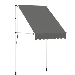 vidaXL Jardín-Toldo retráctil de funcionamiento manual 150 cm