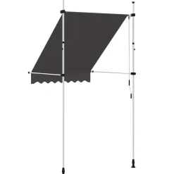 vidaXL Jardín-Toldo retráctil de funcionamiento manual 150 cm