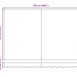 vidaXL Toldo Retráctil Eléctrico Marrón 2,5 x 2 m Hot
