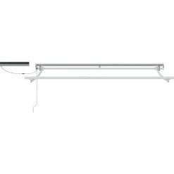 vidaXL Toldo Retráctil Eléctrico Marrón 2,5 x 2 m Hot