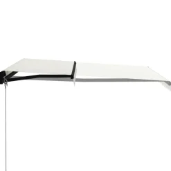 vidaXL Jardín-Toldo retráctil manual con LED 300x250 cm