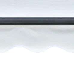 vidaXL Jardín-Toldo retráctil manual con LED 300x250 cm