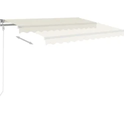 vidaXL Jardín-Toldo retráctil manual 350x250 cm