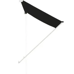 vidaXL Jardín-Toldo retráctil 150x150 cm gris