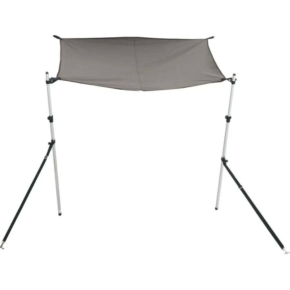 vidaXL Piezas Y Accesorios Para Vehículos-Toldo T-Top extensión gris 170x208x(115-183) cm