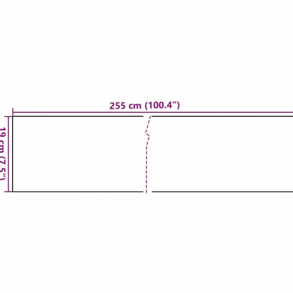 vidaXL Vallas De Jardín-Toldos de balcón 10 uds ratán sintético marrón negro 255x19 cm